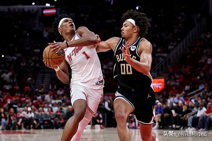 火箭力克雄鹿登顶西部第五 阿门稳定输出助球队