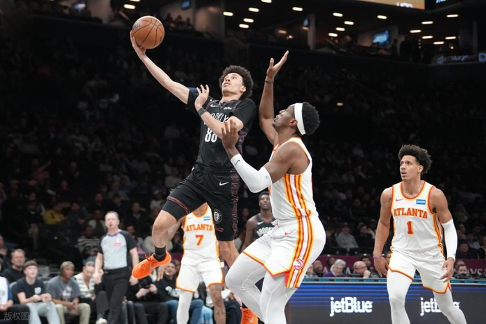 老鹰客场狂胜篮网迎四连胜 库明加22分助球队登